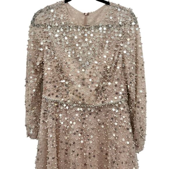 MAC DUGGAL Formal Long Gown Dress Style 11782 Size 12 Dusty Rose - Picture 6 of 10